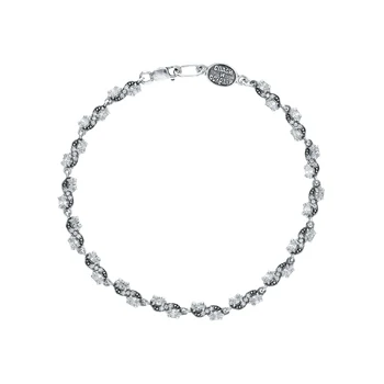 

Silver Bracelet with cubic zirconia sunlight sample 925