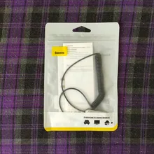 Baseus-Adaptador AUX Bluetooth, cable dongle para coche, conector de 3.5mm, 5.0 4.2, AUX Bluetooth 5.0 4.2, receptor y transmisor de audio y música