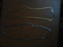 Vnox-Cadena de eslabones cubanos de acero inoxidable, collar de color dorado, plateado y negro, para hombres y mujeres