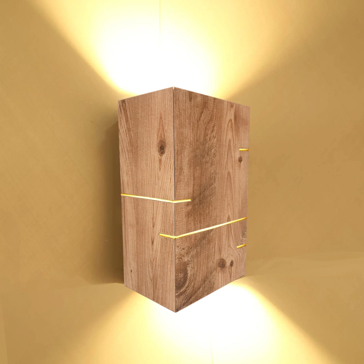 

Light Brown Wood Wall Lamp Sconce Decorative Design Lighting Home Office Restaurant Hotel Various Uses mirror outdoor lighting bedroom wall light lamp shade led lights home decor nordic indoor lighting bathroom lights