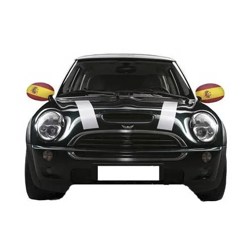 Spanish Flag Rear View Mirror Cover(Pack of 2