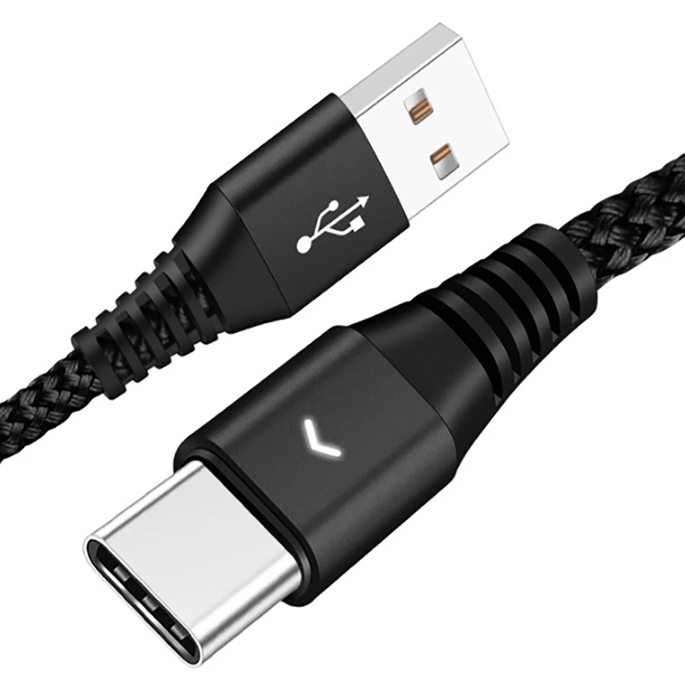 Для samsung Galaxy A3 A5 A7 S8 S9 A520F A720F A40 A50 A70 huawei Xiaomi Быстрая зарядка USB-C зарядное устройство для телефона USBC type-C - Цвет: Черный