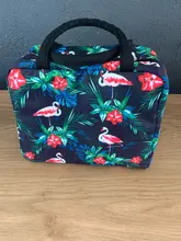 Winmax-fiambrera térmica portátil con estampado Floral para mujeres y niños, bolsa térmica para conservar alimentos frescos