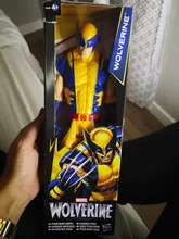 Figuras de acción de Los vengadores de Marvel de 30cm, Thanos, Hulkbuster, Iron Man, Capitán América, Thor, Lobezno, Pantera Negra