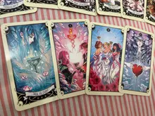 Cartas de Tarot misteriosas para mujeres y niñas, cartas de oráculo, juego de mesa