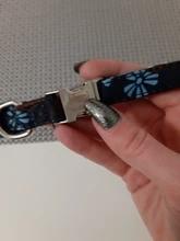 Collar de nailon para perro, personalizado con placa de etiqueta de identificación grabada para mascota, reflectante, perros pequeños, medianos y grandes