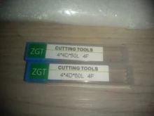 ZGT-fresas de aleación de acero de carburo de tungsteno, fresa de extremo, 4 flauta, 4mm, 6mm, 8mm, 10mm, 12mm, cortador de Metal, herramientas de fresado