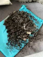 Yepei-extensiones de pelo brasileñas con encaje suizo, accesorio de cabello humano con ondas profundas, 100%, de 10 a 20 pulgadas, Remy, 5x5