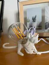 Table-Lamp Desk-Lights Mouse Postmodern Animal Seletti Home-Decor Resin Small Mini Cute