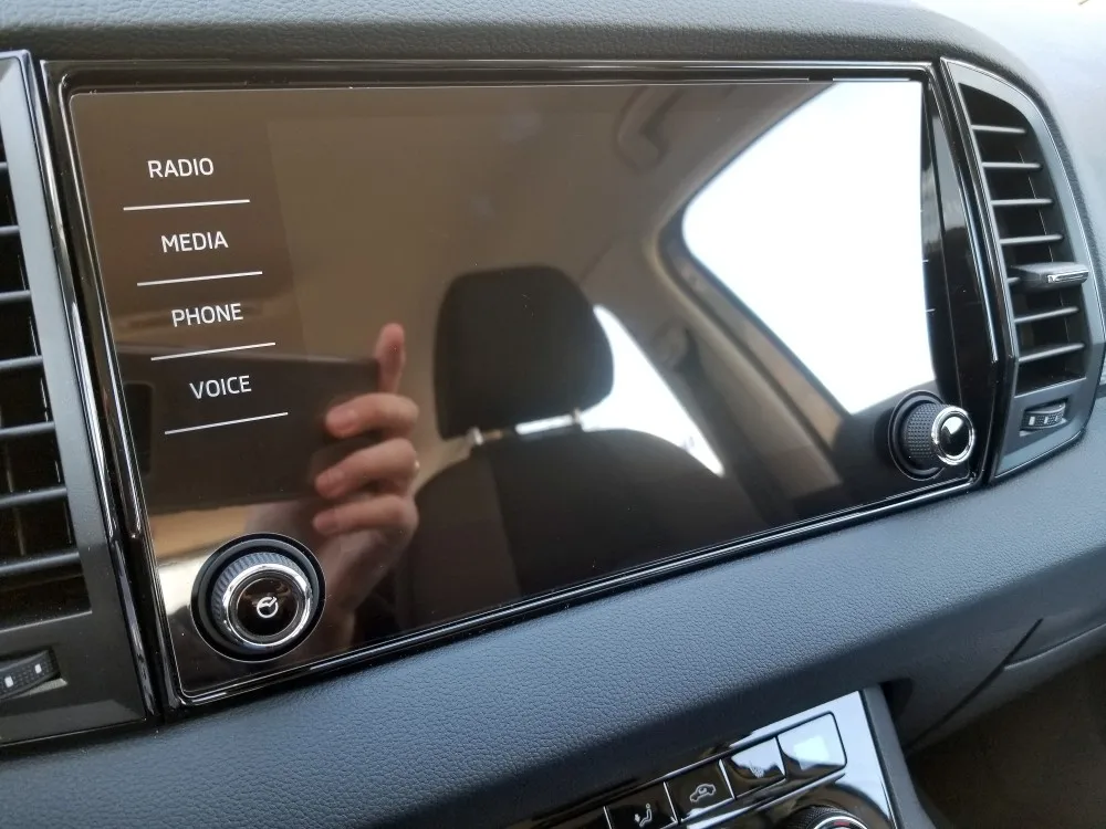 Защитная пленка для экрана Bolero Karok и защитная пленка из закаленного стекла для Skoda Kodiaq Karoq 6,5 "8" 9 дюймов Автомобильный GPS-навигатор Стайлинг автомобиля Аксессуары для салона автомобиля