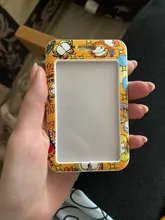 Ransitute R1495 gato amarillo creativo cordón titular de la tarjeta de estudiante cuello colgante Cordón de teléfono placa acceso al Metro titular de la tarjeta