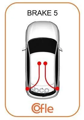 Трос Стояночного Тормоза Лев Задн Toyota Verso S All(Дисковые Тормоза) 10- Cofle арт. 17.1106