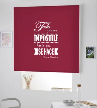 

Blind Iroa roll with phrases/Nelson Mandela! ROLLER BLINDS TRANSLUCENT! (NETWORK 100X175)