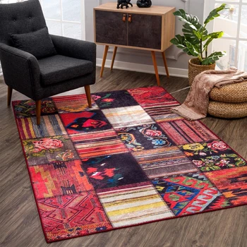 

AUTHENTIC PATTERNED DECORATIVE RETRO NOSTALGIA RUG