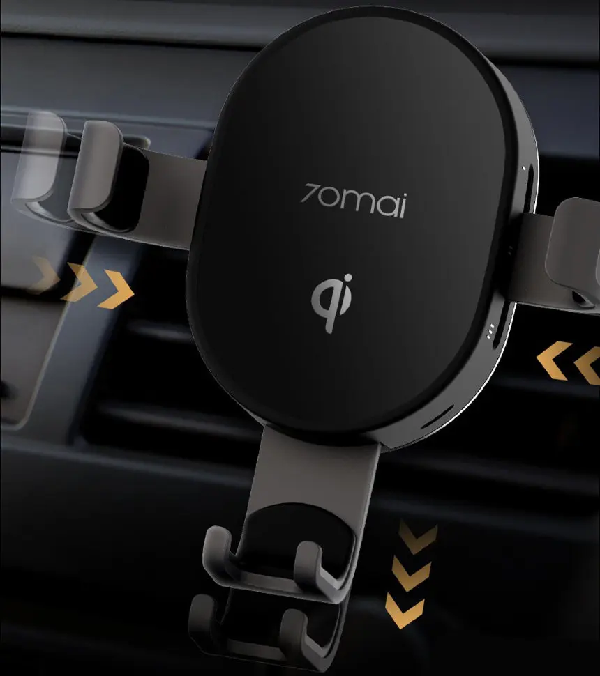 Автодержатель с беcпроводной зарядкой Xiaomi 70mai Wireless Car Charge Mount|Подставки и