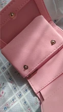 Cartera pequeña con broche para mujer, monedero pequeño, billetera de corona para tarjeta de mujer, Mini bolso de mano