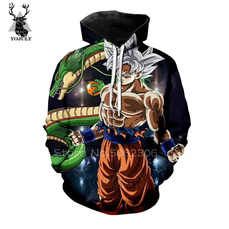 Dragon Ball толстовки off white Супер Saiyan Goku Мужская толстовка 3d принт аниме Харадзюку хип хоп Уличная одежда Топы Пуловер A103 - Цвет: 9