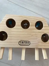 Toy Hamster Mouse Interactive-Maze Wooden Catnip Funny with Catch Chase Bite Solid 3/5-Holed