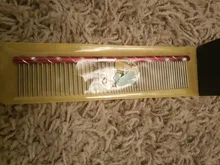 Peine brillante para mascotas, herramienta de aseo para perros y gatos, 19cm/16cm, multicolor