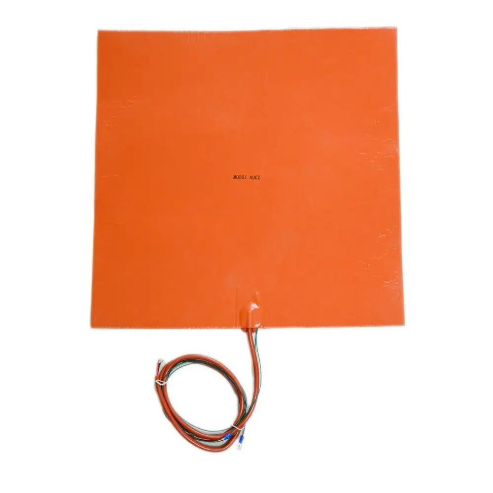 230v 1500w 500x500mm With 3m Adhesive And Ntc 100k Thermistor Silicone