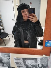 Peluca larga rizada de moda para mujeres negras, resistente al calor medio pelo negro, peluca sintética de fibra para Cosplay