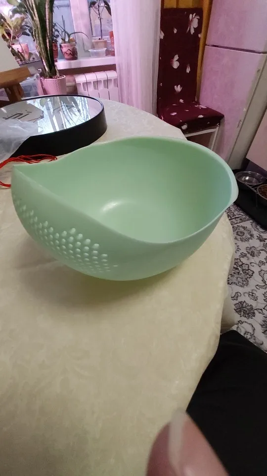 Rice Washing Strainer Basket Hand-Held photo review
