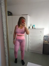 Pants Legging Fitness-Suits Yoga-Sets Gym-Wear Sports-Bras Running-Clothing Seamless