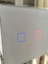 Wifi Wall-Light Touch-Switch Voice-Control Esooli 2-Gang Google Home Amazon Alexa Smart-Life/ewelink