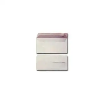 

500 white envelopes 110x230mm c/window 90gr Ivy stripPIGNA10.03