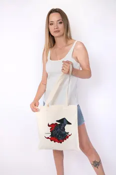 

Angemiel Bag Dark Color Samurai Shopping Beach Tote Bag