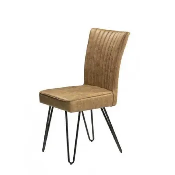 

Chair Urban metallic structure black upholstered in various colors.