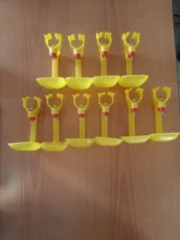 Bebedero para aves de corral y pollos, tazas colgantes, bebedero automático para pollos, Bola de tubos, pezón, suministros de alimentación para aves de corral, 10 Uds.