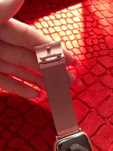 Milanese-Correa de reloj para Apple Watch, pulsera de acero inoxidable para hombre y mujer, 38mm, 42mm, 44mm, 40mm, 3 4 5 6 SE