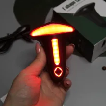 Cycling Taillight Bike-Accessories Sensoring Brake NEWBOLER USB LED for Auto-Star-Stop