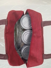 1 Uds fresco refrigerado bolsas de Nylon impermeable portátil cremallera térmica Oxford bolsos para la comida para mujer conveniente bolsa de caja de almuerzo bolsas de comida