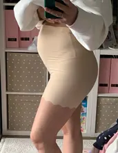 Leggings cortos de seguridad para Mujer, pantalones cortos de cintura ajustable para embarazadas, Ropa de embarazo