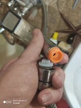 Anillo de goma de silicona PTFE, junta plana de sellado para boquilla de ducha, manguera, tubo de fuelle, arandela, blanco y negro, 1/2 , 3/4, 1