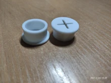 Gasket Wire-Organizer Cable-Hole-Cover Desk-Cord-Grommet Round Silicone White Flexible