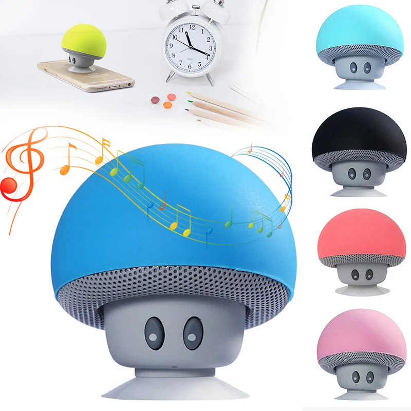 Портативная Bluetooth Колонка в виде гриба беспроводной стерео динамик Hi Fi водонепроницаемый для Samsung Xiaomi ПК