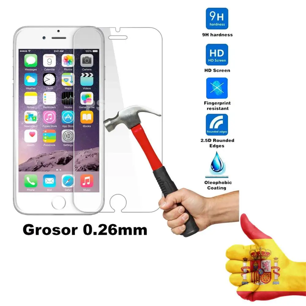 SCREEN PROTECTOR DE TEMPERED GLASS For iPhone 6 4 7 9H PREMIUM
