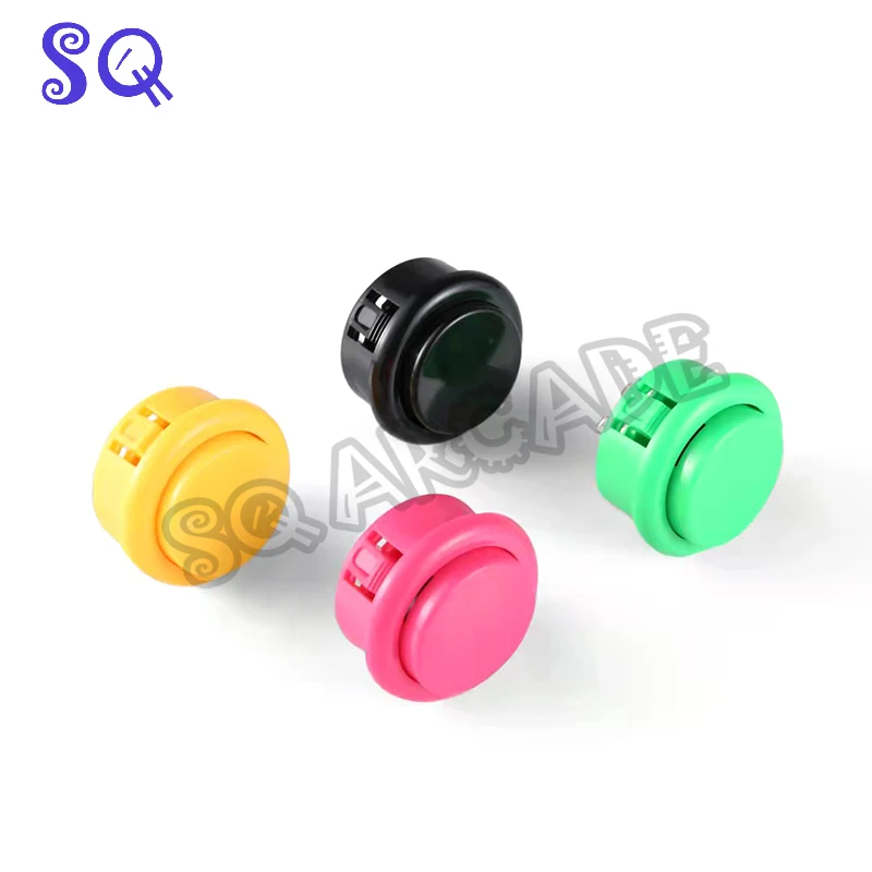 12 PCS Arcade Buttons 30mm Candy Color Button Copy SANWA OBSF-30 Obsf-24 Button JAMMA MAME Raspberry Pi DIY Arcade Machine Parts