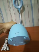 Pen-Holder Desk-Lamp Book Read-Light Dimming Bedside Home-Decor Pink Eye-Protect Touch