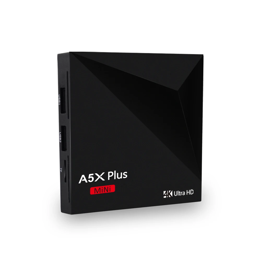 

Apkintvbox A5X PLUS RK3328 Android 9.0 Smart TV Box Quad Core 2GB/16GB 2.4G WIFI USB 3.0 HD2.0a HDR10 4K VP9 Media Player