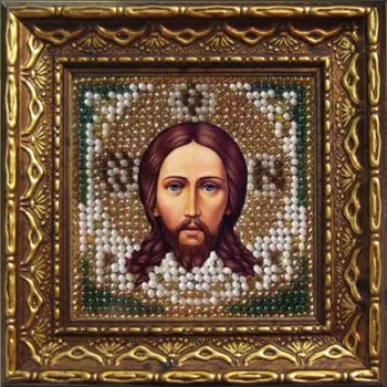

2008 DPI bead embroidery kit 'вышивальная mosaic 'SPAs', 6,5*6,5 cm