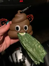 Eco-Friendly Waste Bag Holder Dispenser Black Biodegradable Poop Bag For Dog Cat Trash