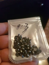 Rompin 50 unids/lote 0,2-2,1g G4-7B pesca sólido División ovalada disparó plomo explosión plomo pesca señuelo peso herramienta de accesorios