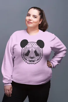 

Angemiel Wear Panda Pink Women Sweatshirts