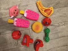 Squeaky Toy Ball Dog Fetching Play Puppy-Cat Chew-Sound Funny Quack 10PCS for Small Pet-Dog