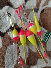 Flotador de espuma para pesca en hielo, conjunto de boya para carpa, accesorios de aparejos de pesca, tamaño 1g 2g 3g, 5 unids/lote