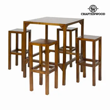 

High table with 4 stools - Franklin Collection by Craftenwood